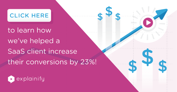 Click here to learn how we've helped a SaaS client increase their conversions by 23%!